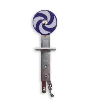 JJP Violet Round Stand-Up Target with Lollipop Decal